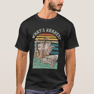 Camiseta O Que É O Navio De Navegação Do Monstro Do Octopus