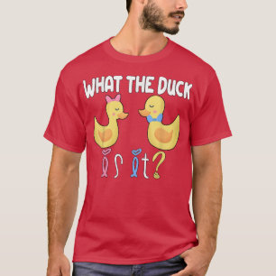 Camiseta O que é o Pato é a Rapariga do Gênero ou Menino