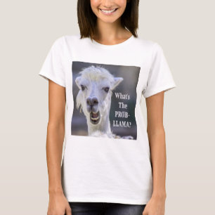 Camiseta O que é o Prob-Llama? LLAMA, Custa Engraçado