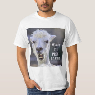 Camiseta O que é o Prob-Llama? LLAMA Engraçado