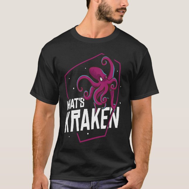 Camiseta O que é Octopus da Lula Kraken (Frente)