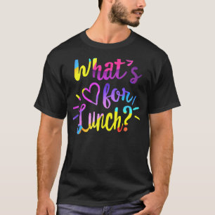 Camiseta O que é para a lanchonete da tripulação de almoço