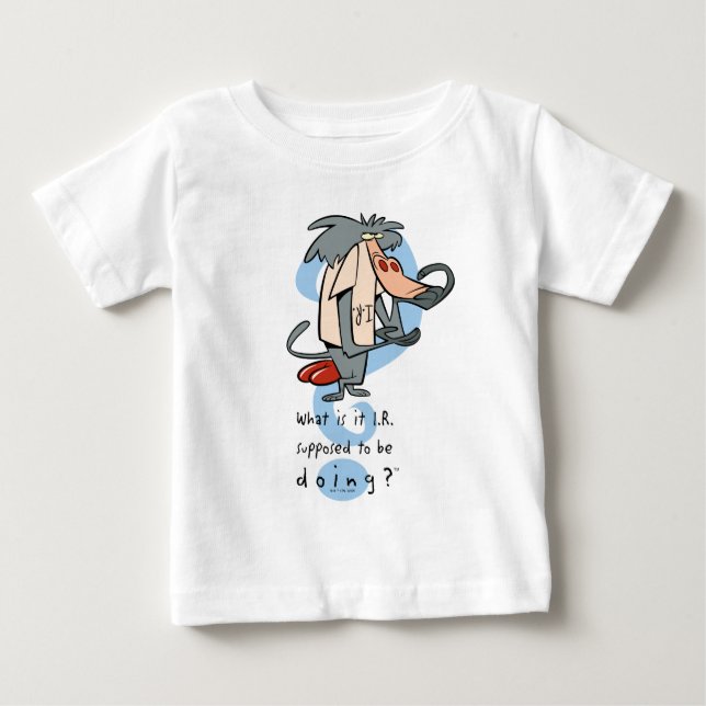 Camiseta O que é que eu deveria estar fazendo?™ (Frente)