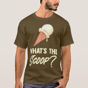 Camiseta O que é que o Scoop Sweet Sorvete Gender ReveParty