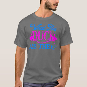 Camiseta O Que É Que Os Patos São, Gemem O Gênero Revelam