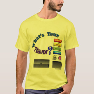 Camiseta O que é seu sabor