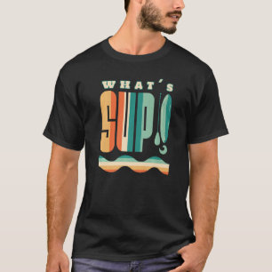 Camiseta O que é SUP Surfing Stand Up Paddle Surf Vintage S