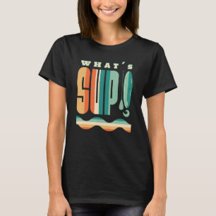 Camiseta O que é SUP Surfing Stand Up Paddle Surf Vintage S