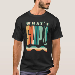 Camiseta O que é SUP Surfing Stand Up Paddle Surf Vintage S