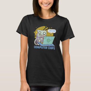 Camiseta O que é um robô Pai de snack favorito Piadas 1