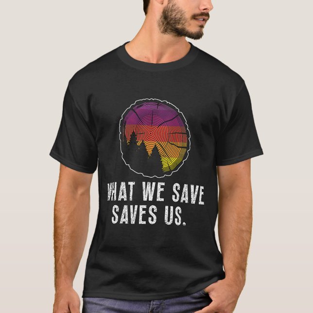 Camiseta O que economizamos nos salva ama o Conser de Reser (Frente)