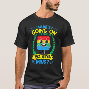 Camiseta O Que Está Acontecendo Naquela Mente Bonita Meme A