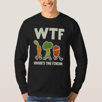 Camiseta O que está acontecendo Onde está o Fim Legumes C