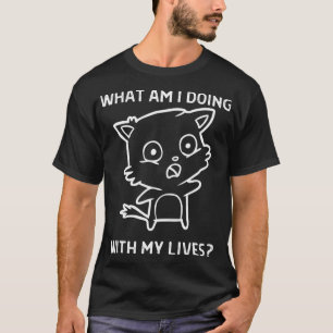 Camiseta O Que Estou Fazendo Com Minha Filosofia Engraçada