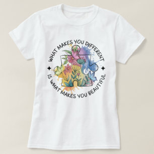 Camiseta O Que Faz Com Que Você Tenha Um Orgulho De Autismo