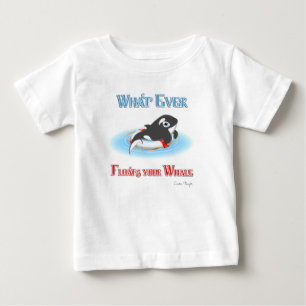 Camiseta O que flutuar na sua baleia