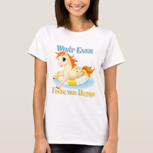 Camiseta O que flutuar no seu Unicórnio
