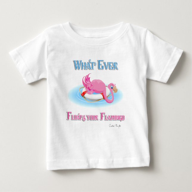 Camiseta O que flutuar seu Flamingo 3 (Frente)