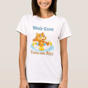 Camiseta O que flutuar seu Gatinho