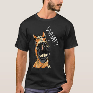 Camiseta O que Gráfico Cavalo Amante Equestre Cavaleiro Cav