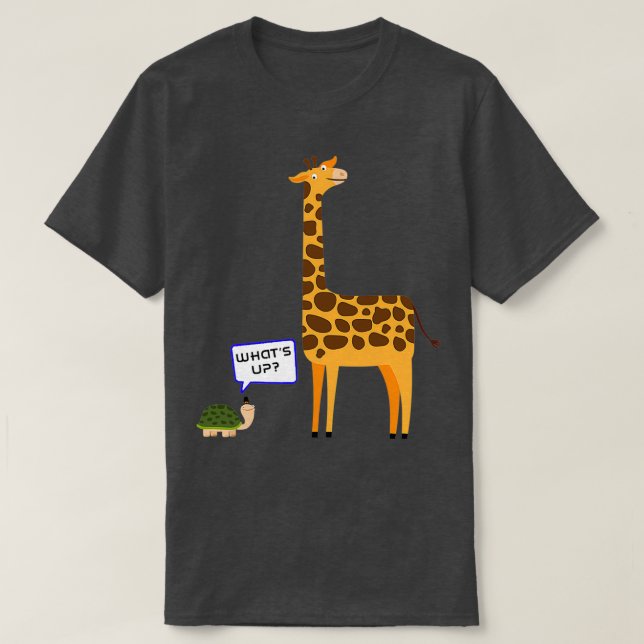 Camiseta O Que Há De Engraçado, Turtle Giraffe (Frente do Design)