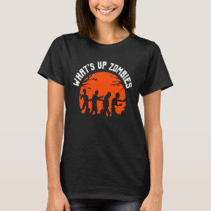 Camiseta O que há de errado em Zombies Trick ou Treat Hallo