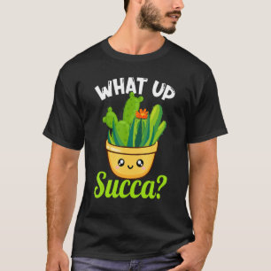 Camiseta O que há de Suca Succulto na Planta de Cactus Gard
