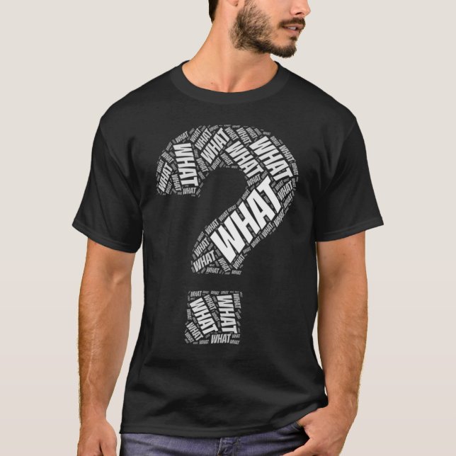 Camiseta O quê? Imagem do Word (Frente)