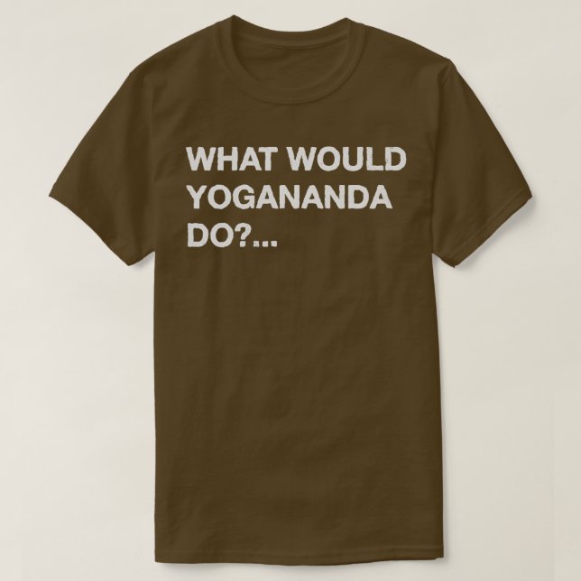 Camiseta O Que Iogananda Faria (Frente do Design)