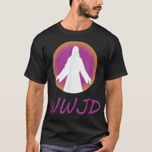 Camiseta O Que Jesus Faria Para Dizer WWJD Christian Ar