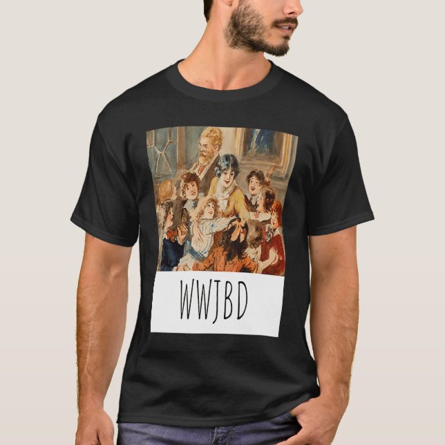 Camiseta O Que Jo Bhaer Faria WWJBD (Frente)