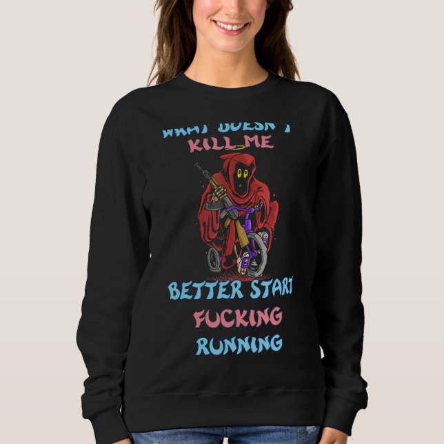 Camiseta O que não me Matar executando a citação do Sarcasm (Frente)