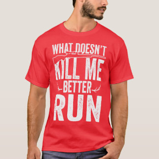 Camiseta O que não me matar melhor correr