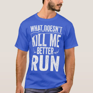 Camiseta O que não me matar melhor correr