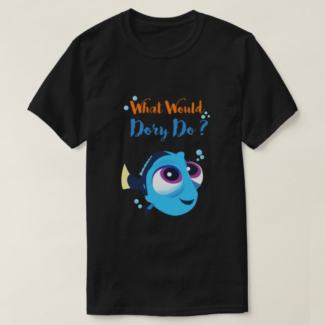 Camiseta O que o bebê dory faria Essencial (Frente do Design)