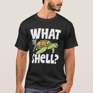 Camiseta O que o Shell tartaruga engraçada O que o Shell 1