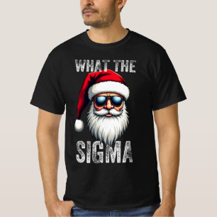 Camiseta O Que O Sigma Papai noel O Memo De Natal Engraçado