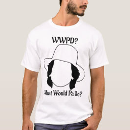 Camiseta O Que Pa Faria? (Imagem Negra)