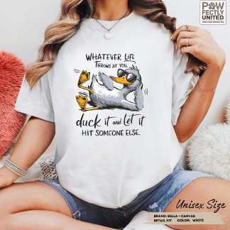 Camiseta O que quer que a vida te traga, Duque-o, animal en