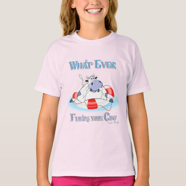 Camiseta O Que Quer Que Chegue À Sua Vaca 3 (Frente)
