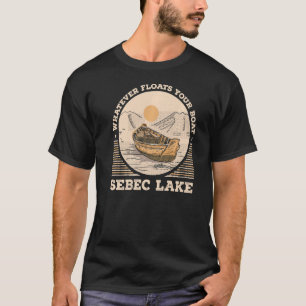 Camiseta O que quer que flutue no seu barco, o lago de Sebe