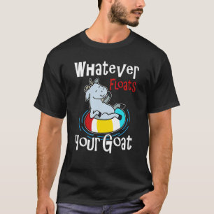 Camiseta O que quer que flutue seu barco de verão viagem fl