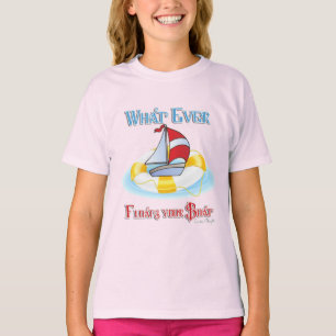 Camiseta O Que Quer Que Influencie O Seu Barco