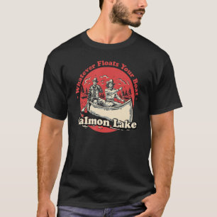 Camiseta O Que Quer Que Influencie O Seu Barco Salmon Lake