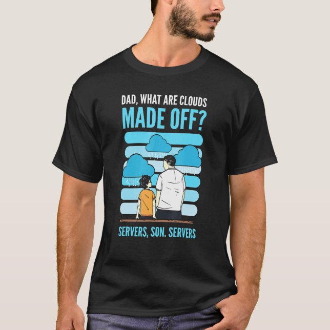 Camiseta O Que São As Nuvens Do Programador? (Frente)