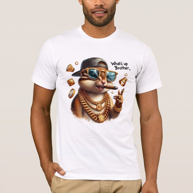 Camiseta o que se passa, irmão (B) (Frente)