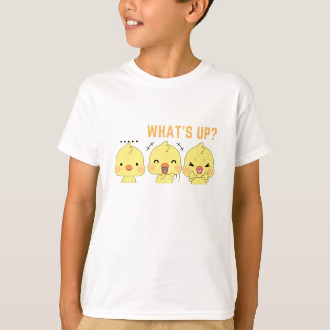 Camiseta O que se passa, três patos estão a dizer-te. (Frente)