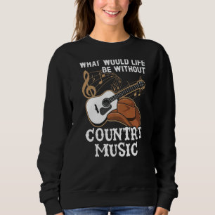 Camiseta O que seria da vida sem músico country