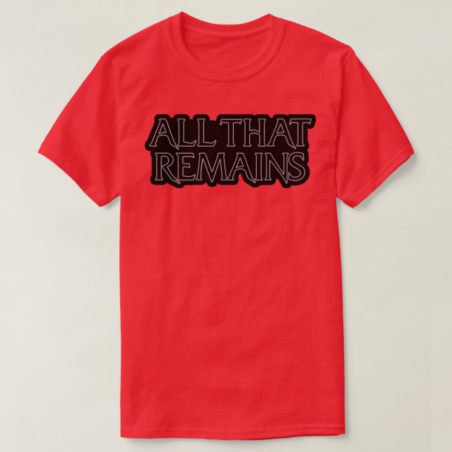 Camiseta o que sobrou Ajustado relaxado (Frente do Design)