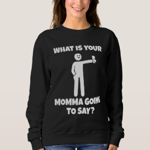 Camiseta O que sua mamãe vai dizer câmera sarcástica